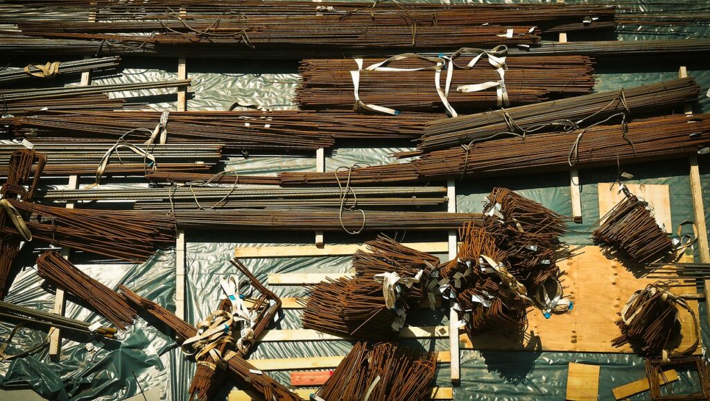 building, construction material, architecture, material, housebuilding, construction, construction materials, metal, iron bars, construction site, reinforcement steel, rebar, reinforcing iron, monierisen, tool, rebar, rebar, rebar, rebar, rebar